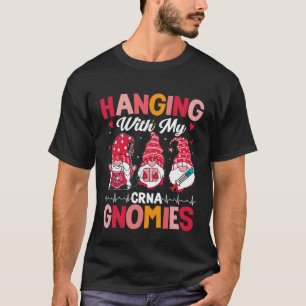 Camiseta enfermera CRNA Hospital Anestesia Colgando con mi 