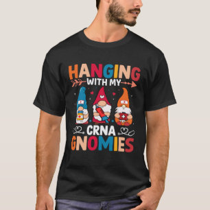 Camiseta enfermera CRNA Hospital Anestesia Colgando con mi 