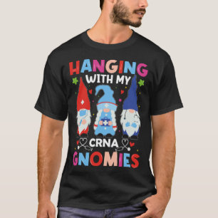 Camiseta Enfermera CRNA Hospital Anestesia Colgando con mi