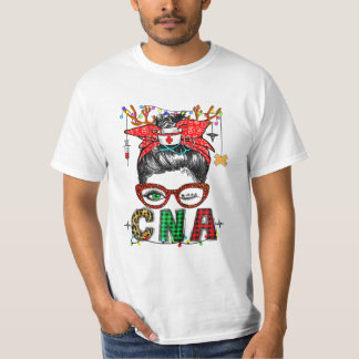 Camiseta Enfermera curada en búfalo X mas Raglan
