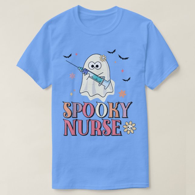 Camiseta Enfermera Cute Ghoul espumosa 79 (Diseño del anverso)
