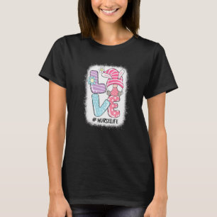 Camiseta Enfermera Cute Gnome Bunny Love Easter Day Christi