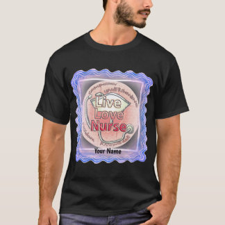 Camiseta enfermera de amor en vivo