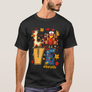 Camiseta Enfermera de Amor por la Vida Agradecida Enfermera