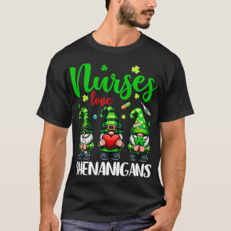 Camiseta Enfermera de amor Shenanigans Cute Gnomes Enfermer