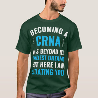 Camiseta Enfermera de anestesia graduada de CRNA