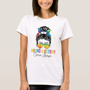 Camiseta Enfermera de atención de la herida y la ostomía