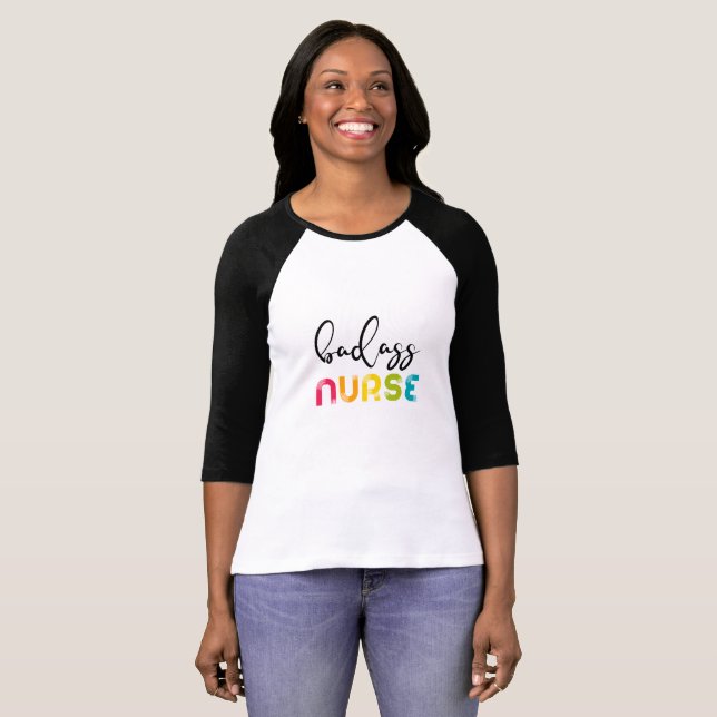 Camiseta Enfermera de Badass (Anverso completo)
