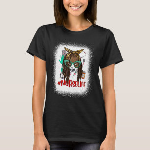Camiseta Enfermera de banda para la cabeza de Bun Hair