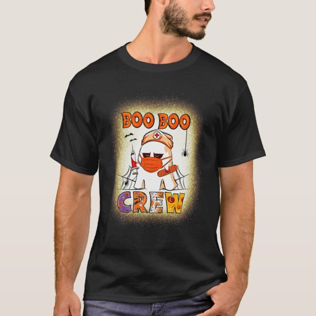 Camiseta Enfermera de Boo Boo Crew Halloween disfraz enferm (Anverso)