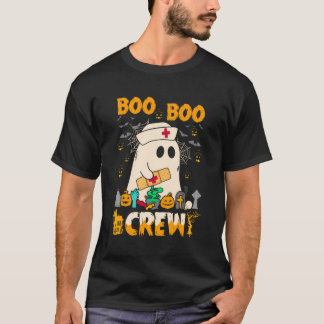 Camiseta Enfermera de Boo Boo de Halloween Enfermera divert