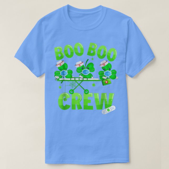 Camiseta Enfermera de Boo Boo para el Día de San Patricio C (Diseño del anverso)