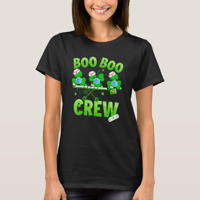 Camiseta Enfermera de Boo Boo para el Día de San Patricio C (Anverso)