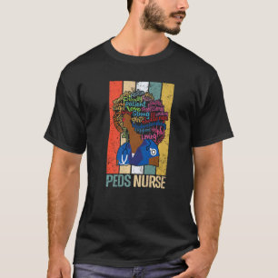 Camiseta Enfermera De Camas Negras Para La Melanin Nu Afroa