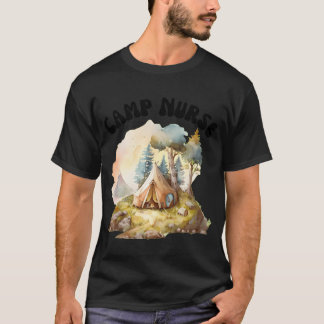Camiseta Enfermera de campamento familiar
