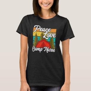 Camiseta Enfermera de Campamento Proveedor de Servicios Méd