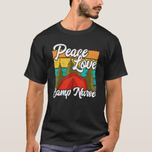 Camiseta Enfermera de Camping Proveedora de Servicios Médic