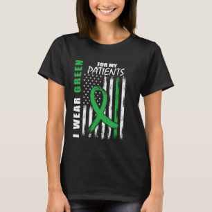 Camiseta Enfermera de Cinta Verde RN Enfermedad Renal Sensi