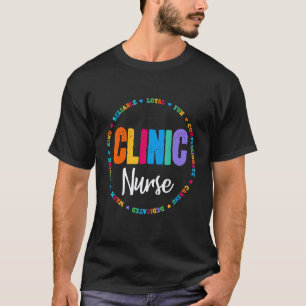 Camiseta Enfermera de Clínica para la Semana de Agradecimie