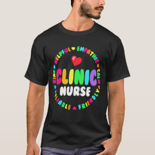 Camiseta Enfermera de Clínica para la Semana de Agradecimie