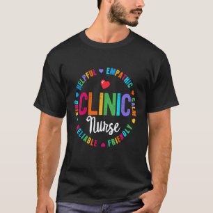 Camiseta Enfermera de Clínica Para Semana de Agradecimiento