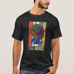 Camiseta Enfermera De Cna Negra Para La Melanin Nu Afroamer