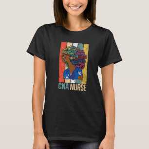 Camiseta Enfermera De Cna Negra Para La Melanin Nu Afroamer