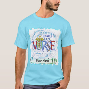Camiseta Enfermera de cuidado de la salud en el hogar Motto