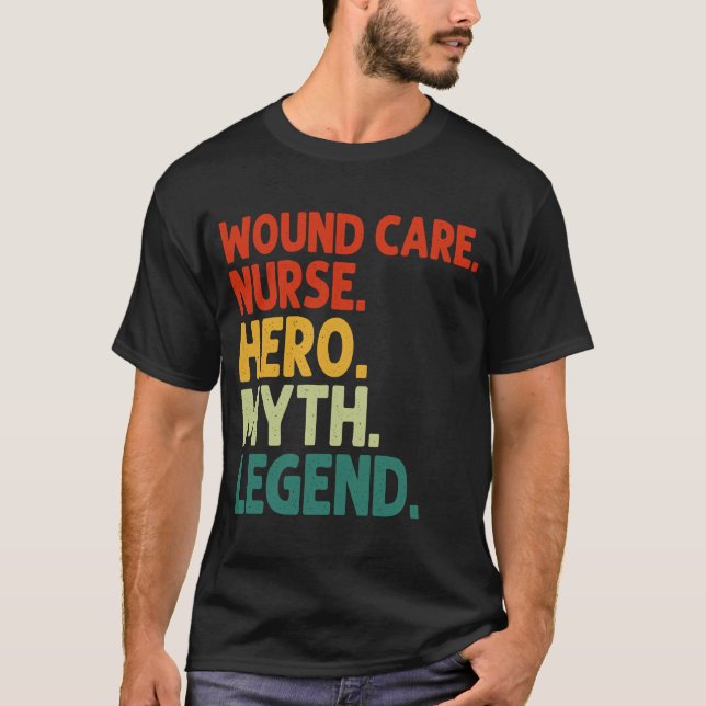 Camiseta Enfermera De Cuidados Heridos Héroe De Mito Leyend (Anverso)