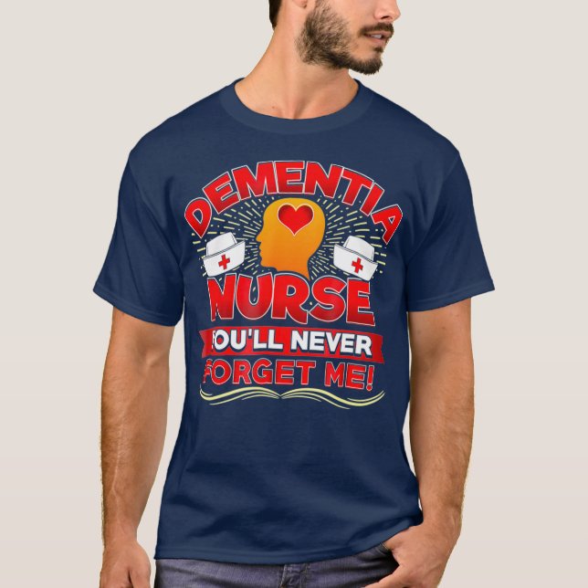 Camiseta Enfermera De Dementia RN Graciosa Regalo Para Geri (Anverso)