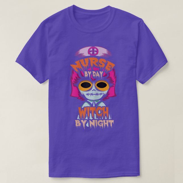 Camiseta Enfermera de día de mujer por diversión de té de m (Diseño del anverso)