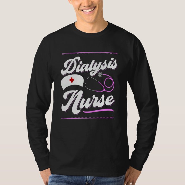 Camiseta Enfermera de diálisis Accesorios Técnico de diális (Anverso)