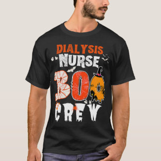 Camiseta Enfermera de diálisis Boo Crew Costume de Hallowee