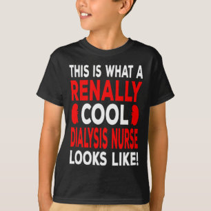 Camiseta Enfermera De Diálisis De Guay Y Técnico De Diálisi
