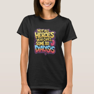 Camiseta Enfermera de Diálisis de Nefrología Diseño para Té