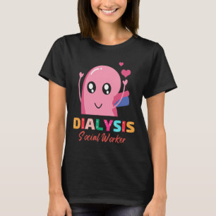 Camiseta Enfermera de diálisis nefrología Enfermedad renal