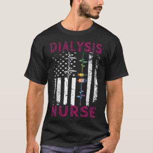 Camiseta Enfermera de diálisis Nefrología Enfermedad renal
