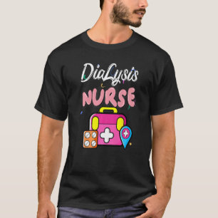 Camiseta Enfermera de diálisis nefrología enfermedad renal