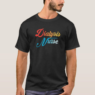 Camiseta Enfermera de Diálisis Nefrología Enfermería Enferm