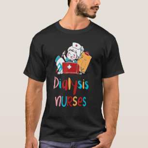 Camiseta Enfermera de diálisis Técnico en nefrología