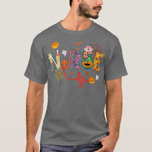 Camiseta Enfermera de disfraces de Halloween Stethoscope Bo