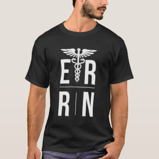 Camiseta Enfermera De Emergencia De Er Rn Enfermera De Emer