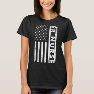 Camiseta Enfermera de emergencia del hospital femenino Guay