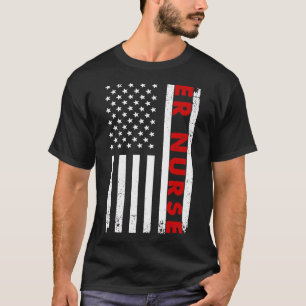 Camiseta Enfermera de emergencia del hospital femenino Guay