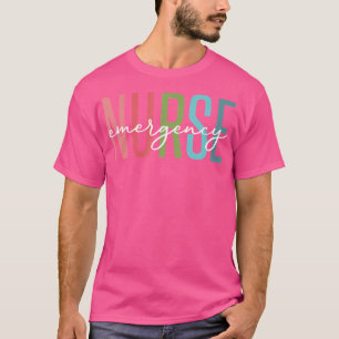 Camiseta Enfermera de emergencia Er Enfermero Médica Escuel