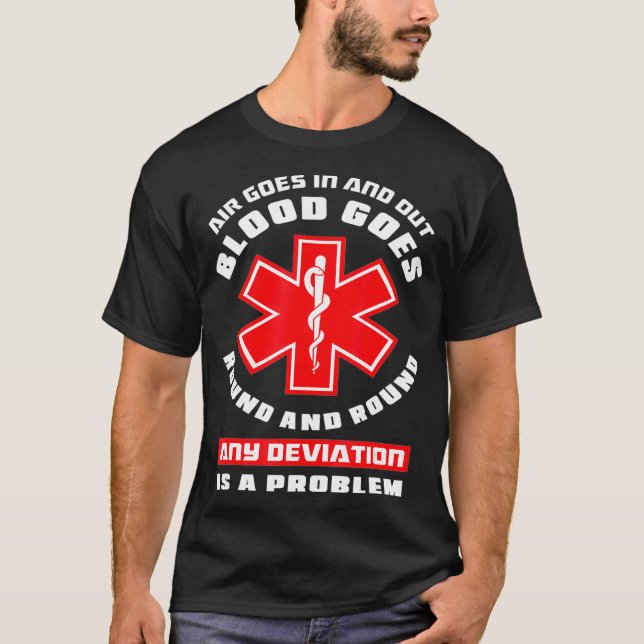 Camiseta Enfermera de EMS paramédico de primera respuesta d (Anverso)