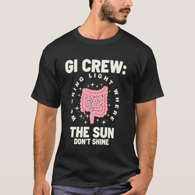 Camiseta enfermera de endoscopia de gastroenterología del e (Anverso)