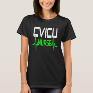 Camiseta Enfermera de enfermería cardiaca registrada