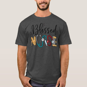 Camiseta Enfermera de enfermería de bolsillo otoño otoño Th