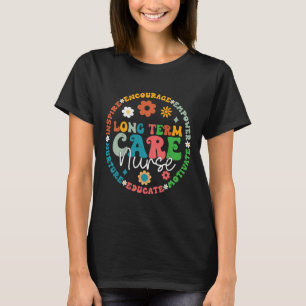 Camiseta Enfermera De Enfermería De Ltc De Larga Duración